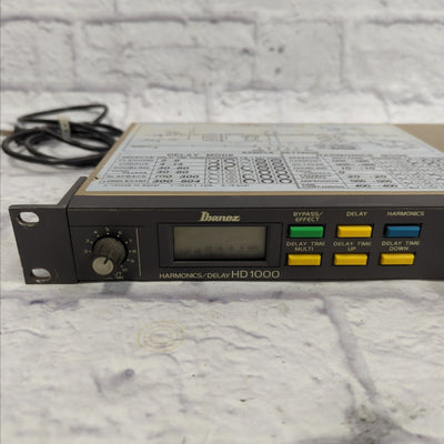 Ibanez HD1000 Rack Harmonics Delay with FS1M Footswitch