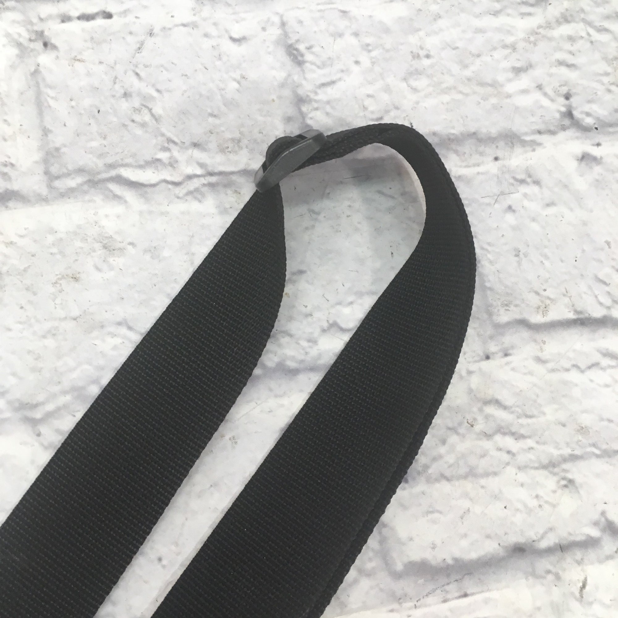 Fender Black Nylon Guitar Strap w Red Logo