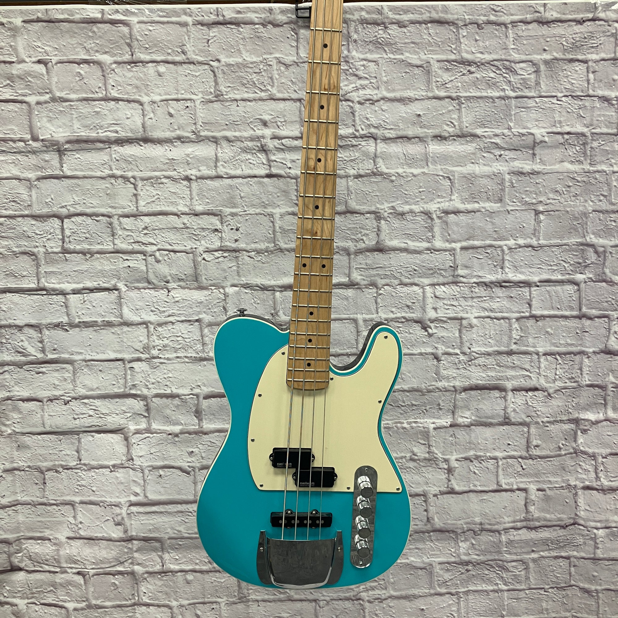 Custom Blue PJ Tele 4 String Bass