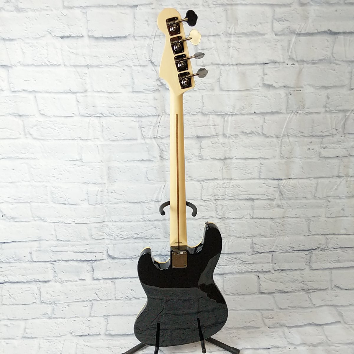 Fender Aerodyne J Bass 4 String Jazz Bass Guitar - Black MIJ