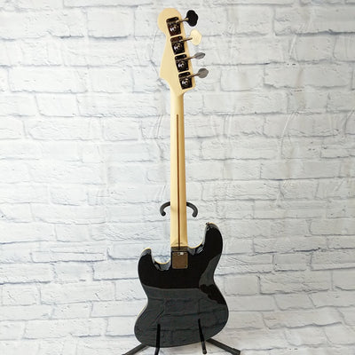 Fender Aerodyne J Bass 4 String Jazz Bass Guitar - Black MIJ