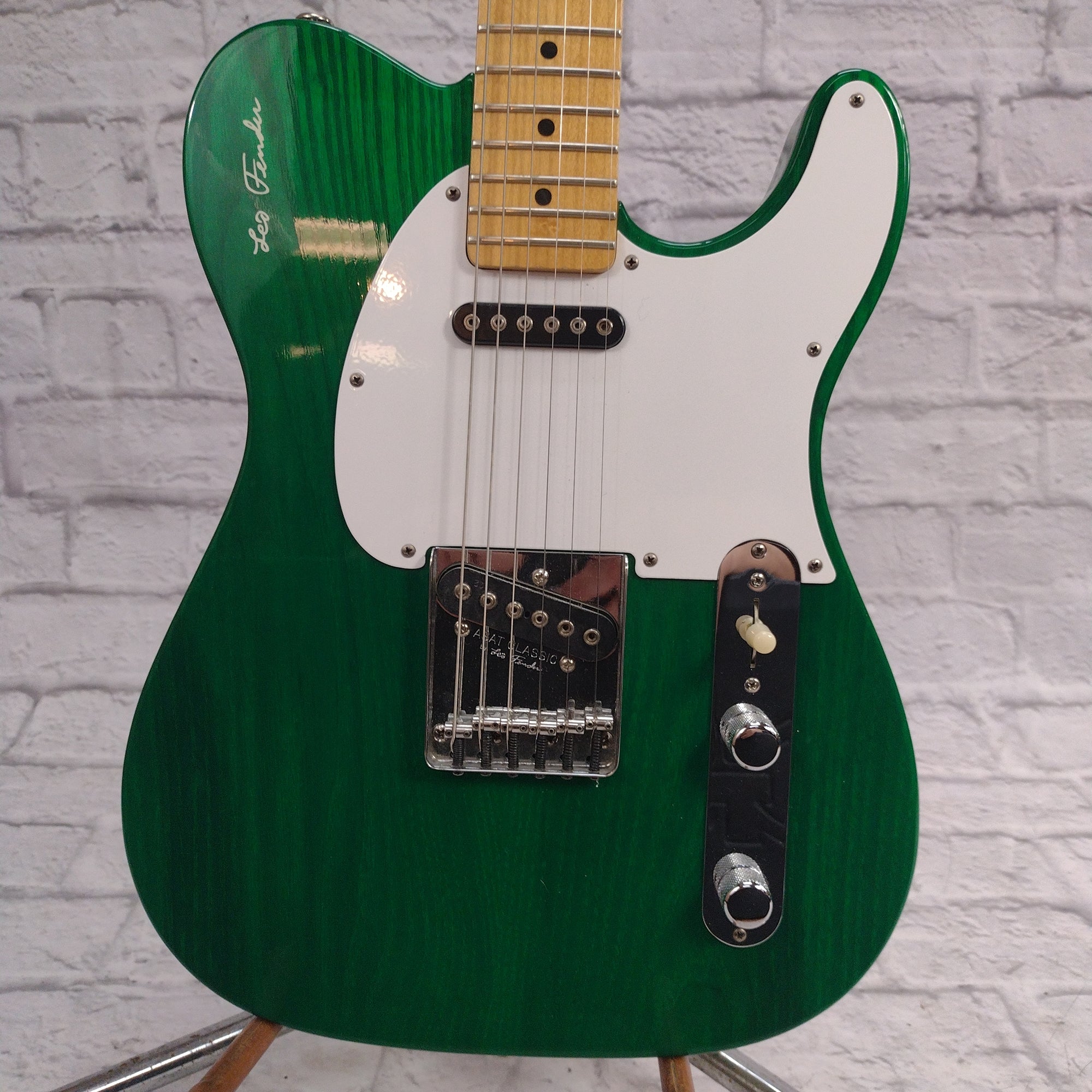 G&L ASAT Classic 1992 Trans Green Electric Guitar