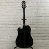 Takamine G Series Dreadnought Acoustic Guitar with Solid Top - Gloss Black