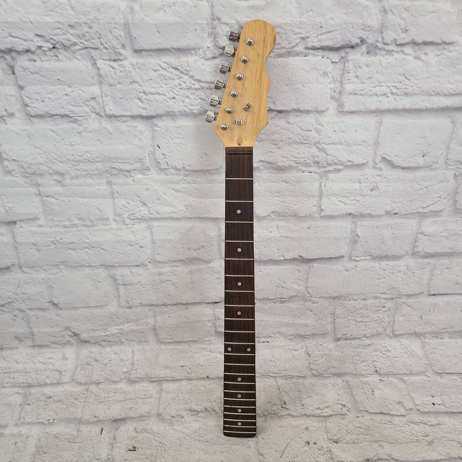 Unknown Rosewood Fretboard Guitar Neck with Tuning Machines