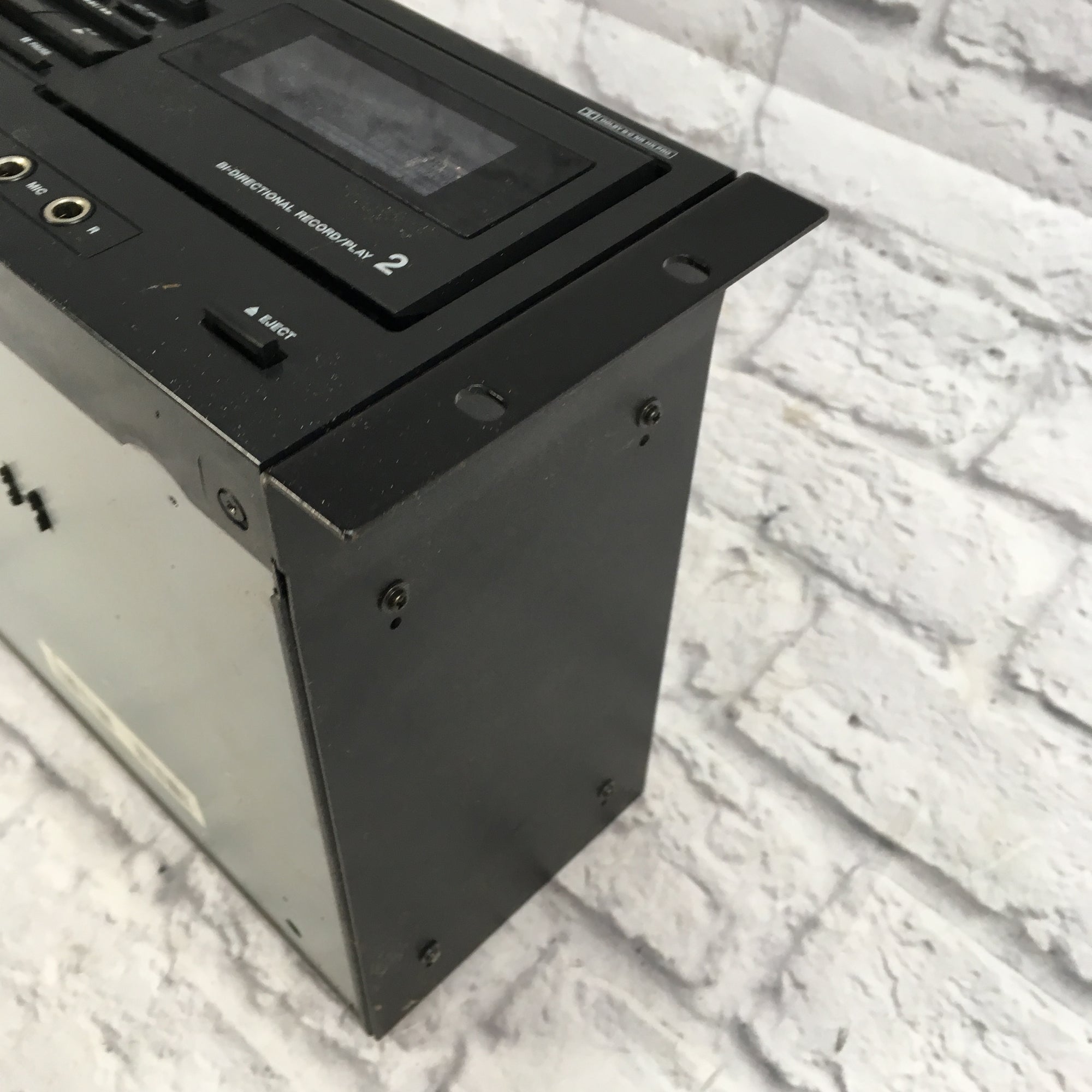 Tascam 202 MKIII Dual Cassette Recorder As-Is