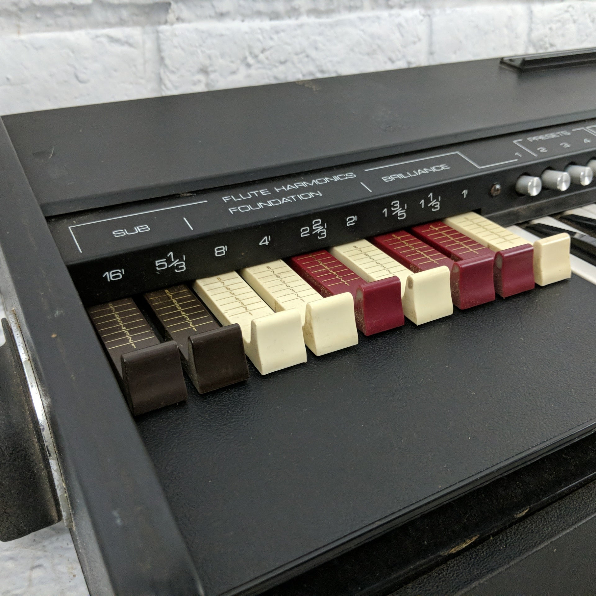 Vintage Crumar Organizer Univox Drawbar Organ