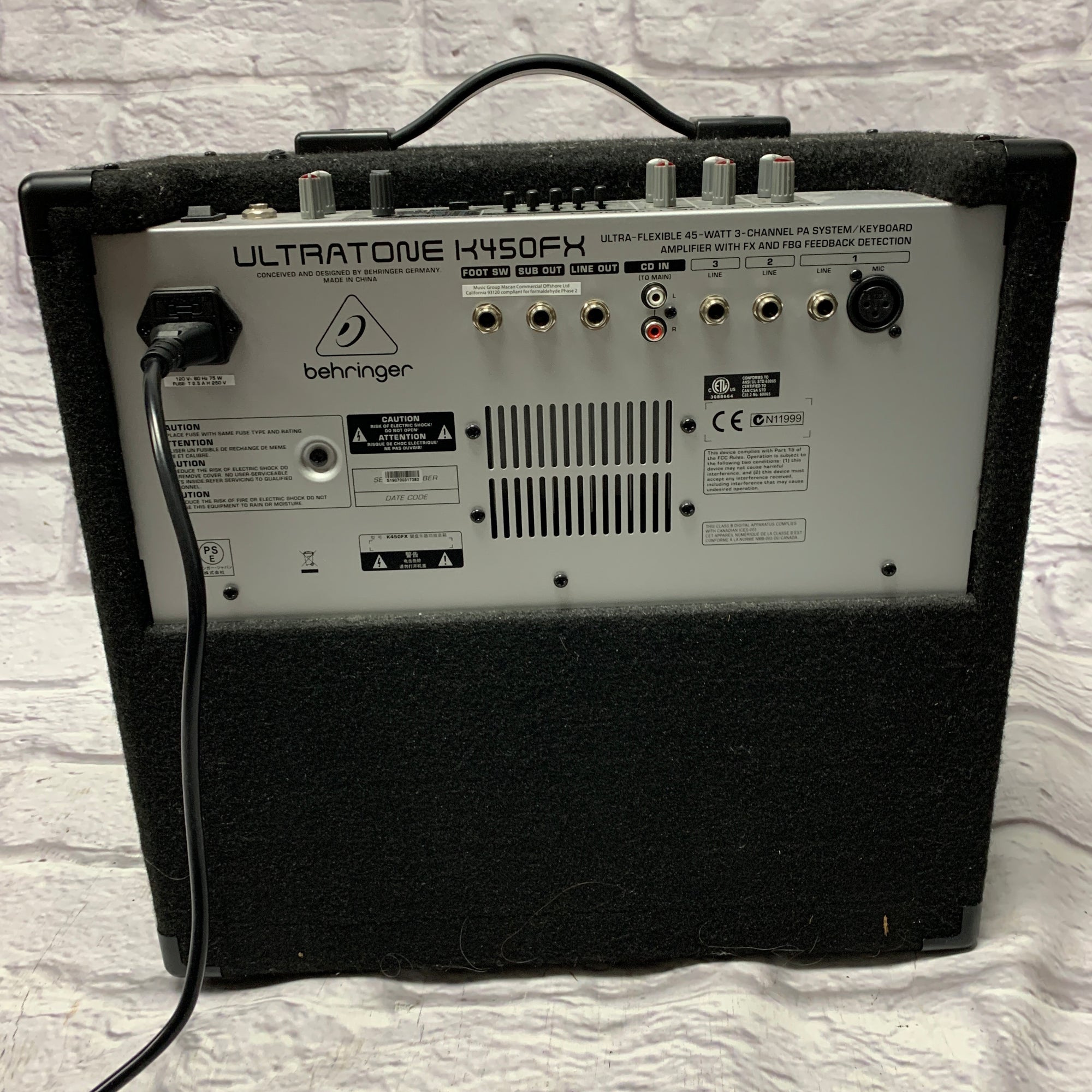 Behringer K450FX Keyboard Amp