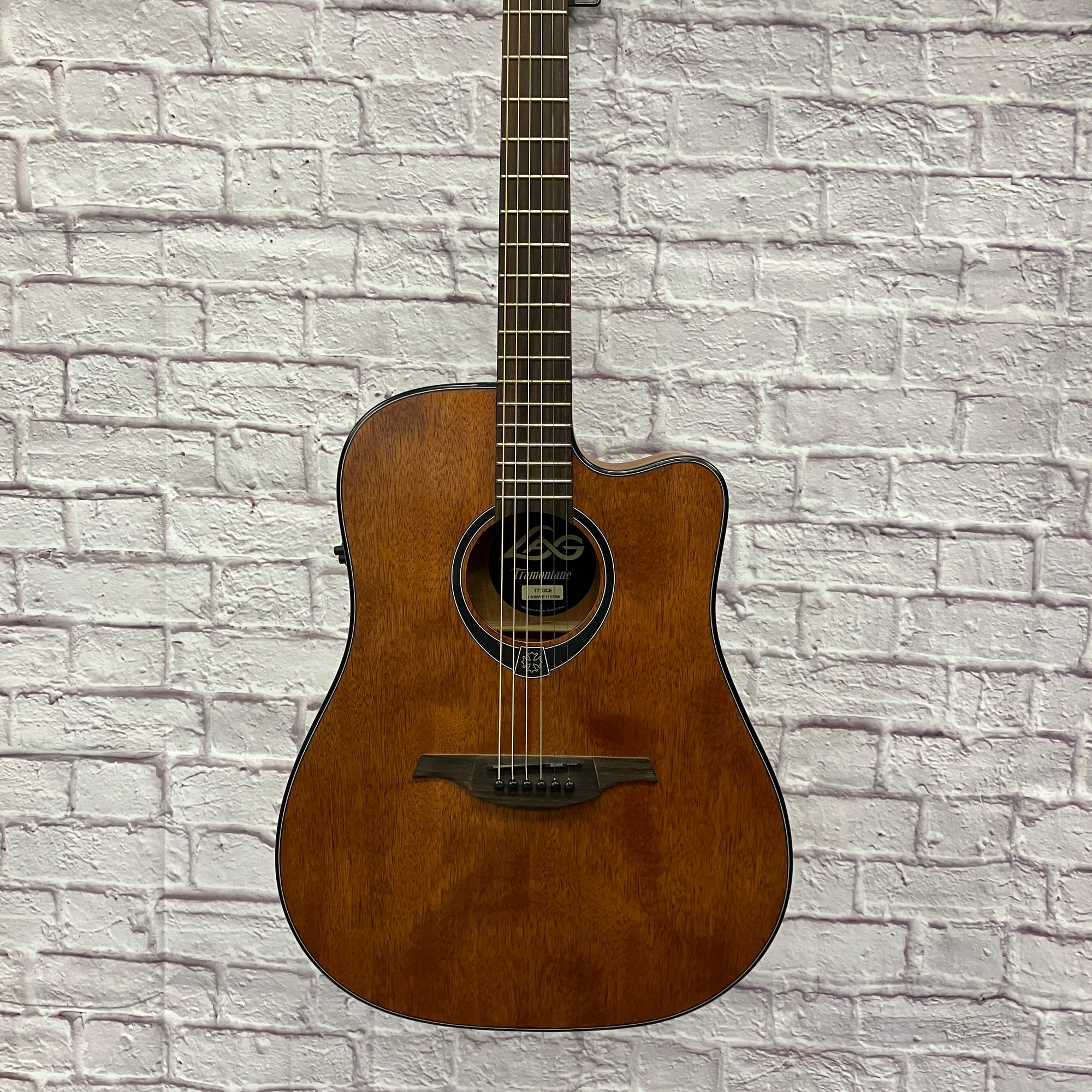 LAG Tramontane T77 DCE Acoustic Electric Guitar with Cutaway