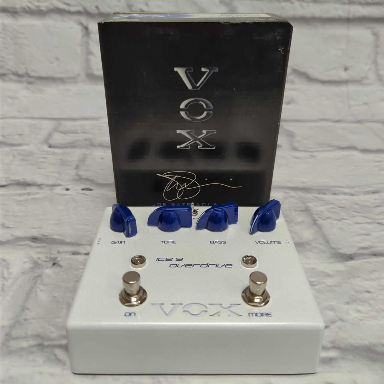 joe satriani distortion pedal Vox Joe Satriani Ice 9 Overdrive Pedal
