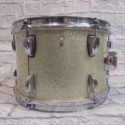 Ludwig Vintage 1960s 12 Silver Sparkle Rack Tom