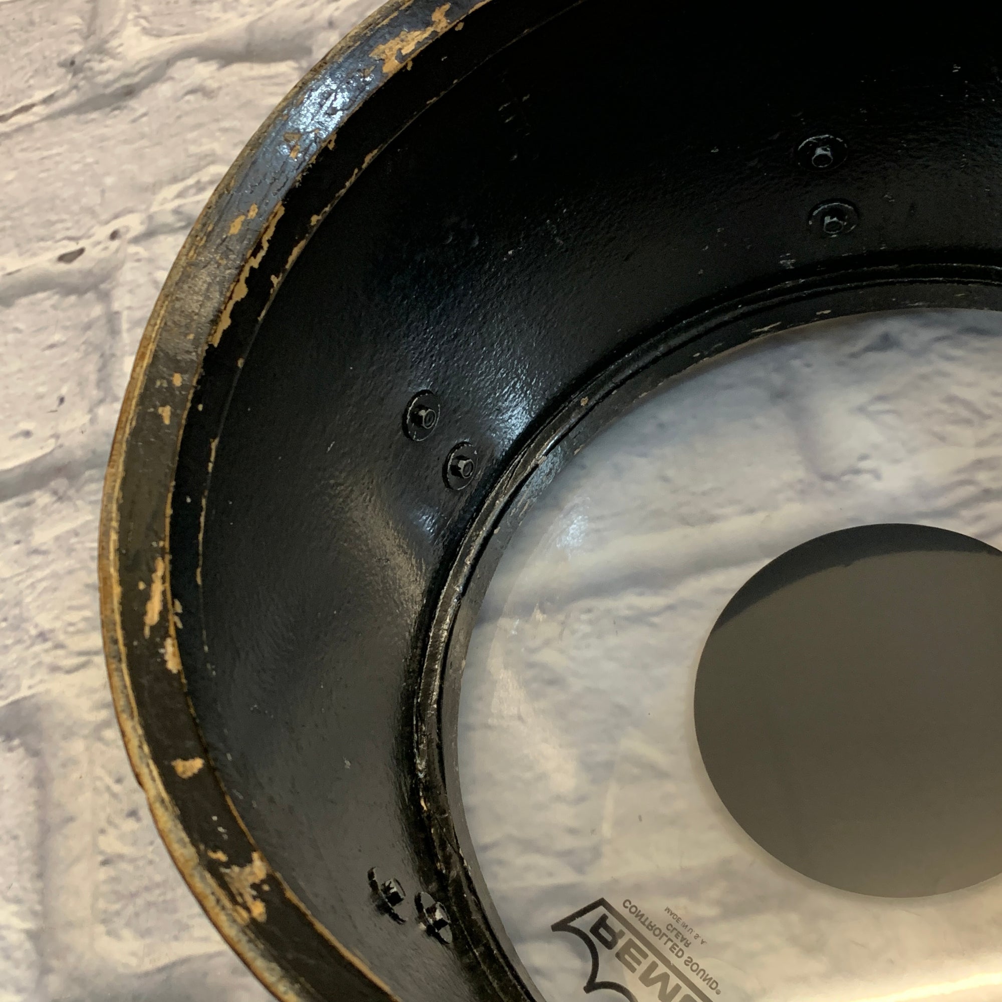 1970s Ludwig 12in Rack Tom Black Oyster Pearl