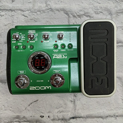 Zoom A2.1U Acoustic Multieffects Pedal Effects Pedals