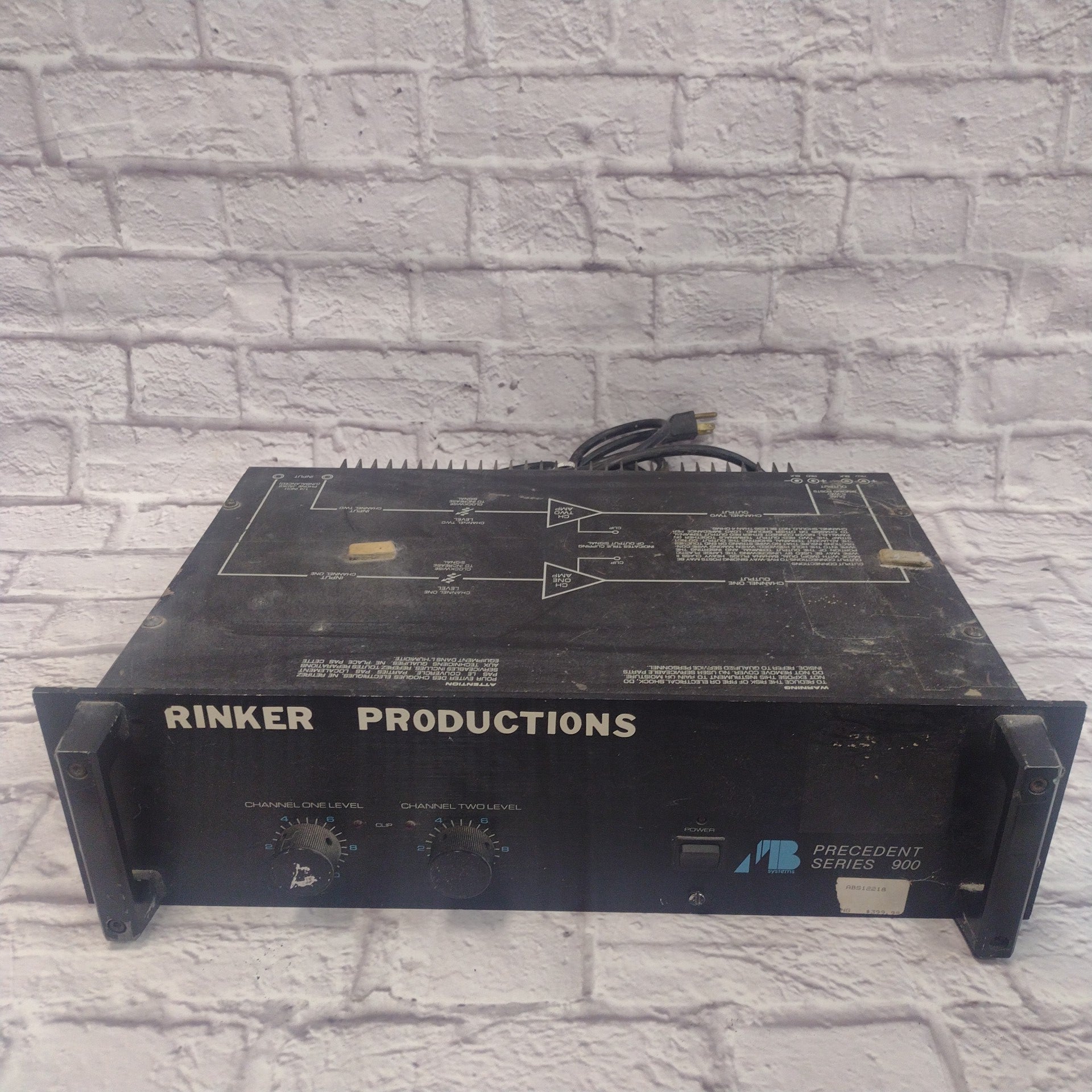 AB International Precedent Series 900 Power Amp