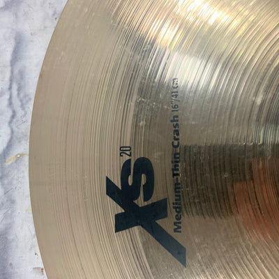 Sabian XS20 Medium Thin Crash Crash Cymbal