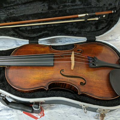 Keith, Curtis & Clifton KCC R31-AS 16'' Viola Outfit  -23056 Antique finish, SKB case!