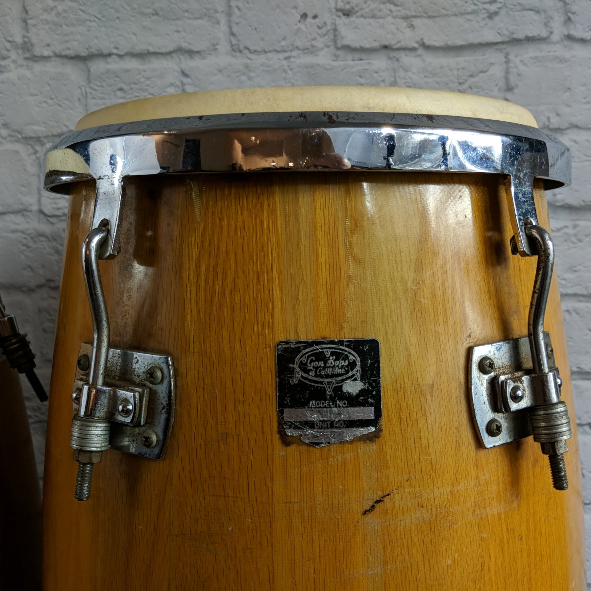 Pair of Vintage Gon Bops IC-4141 Congas