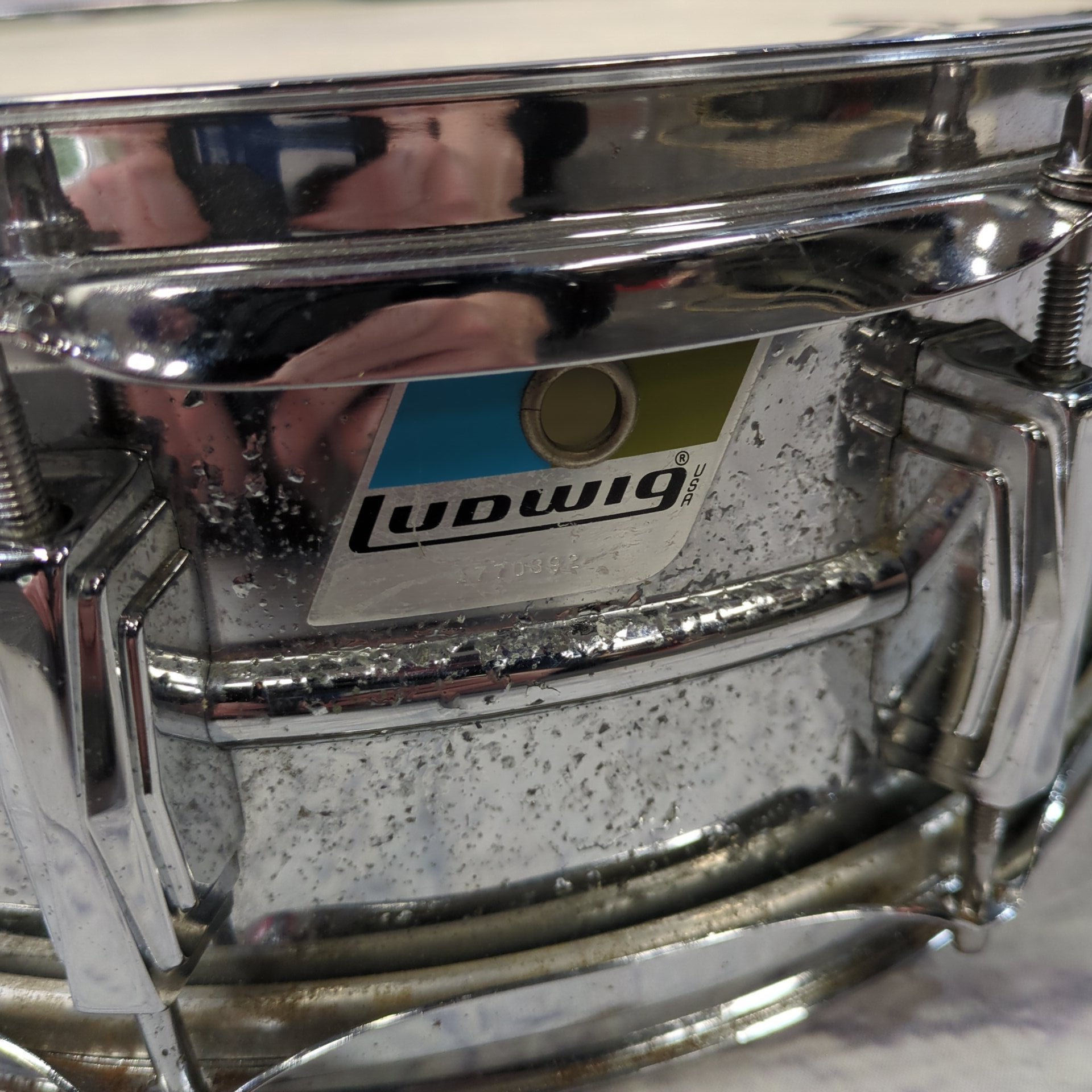 Ludwig Supraphonic 14x5.5" Snare b/o Pointy Badge