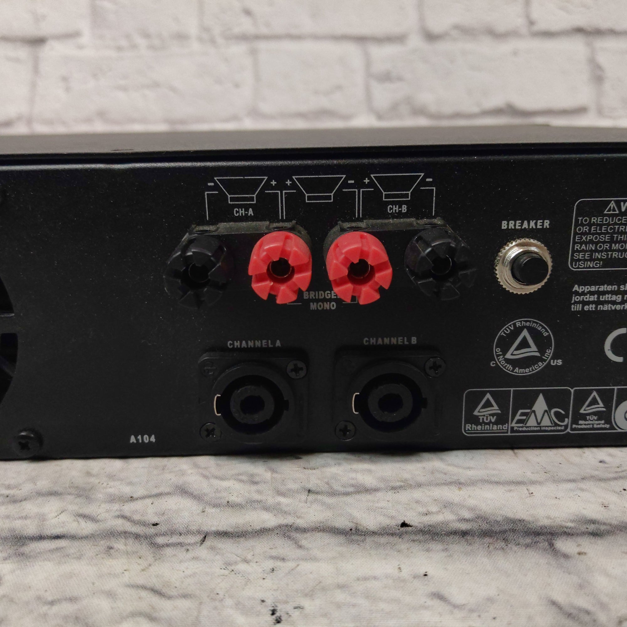Alto Macro 1400 Stereo Power Amp