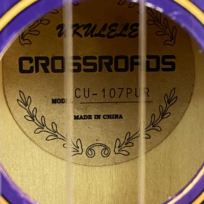 Crossroads CU-107PUR Soprano Ukulele Purple