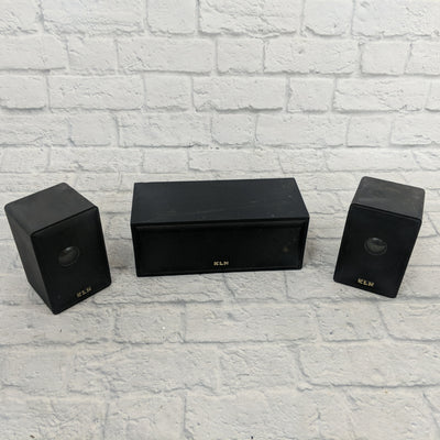 KLH Model 42 2 Speakers and 1 Center