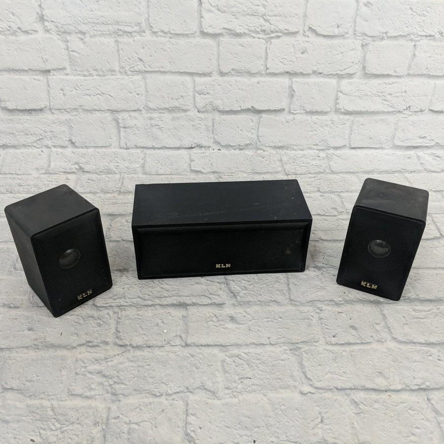 KLH Model 42 2 Speakers and 1 Center