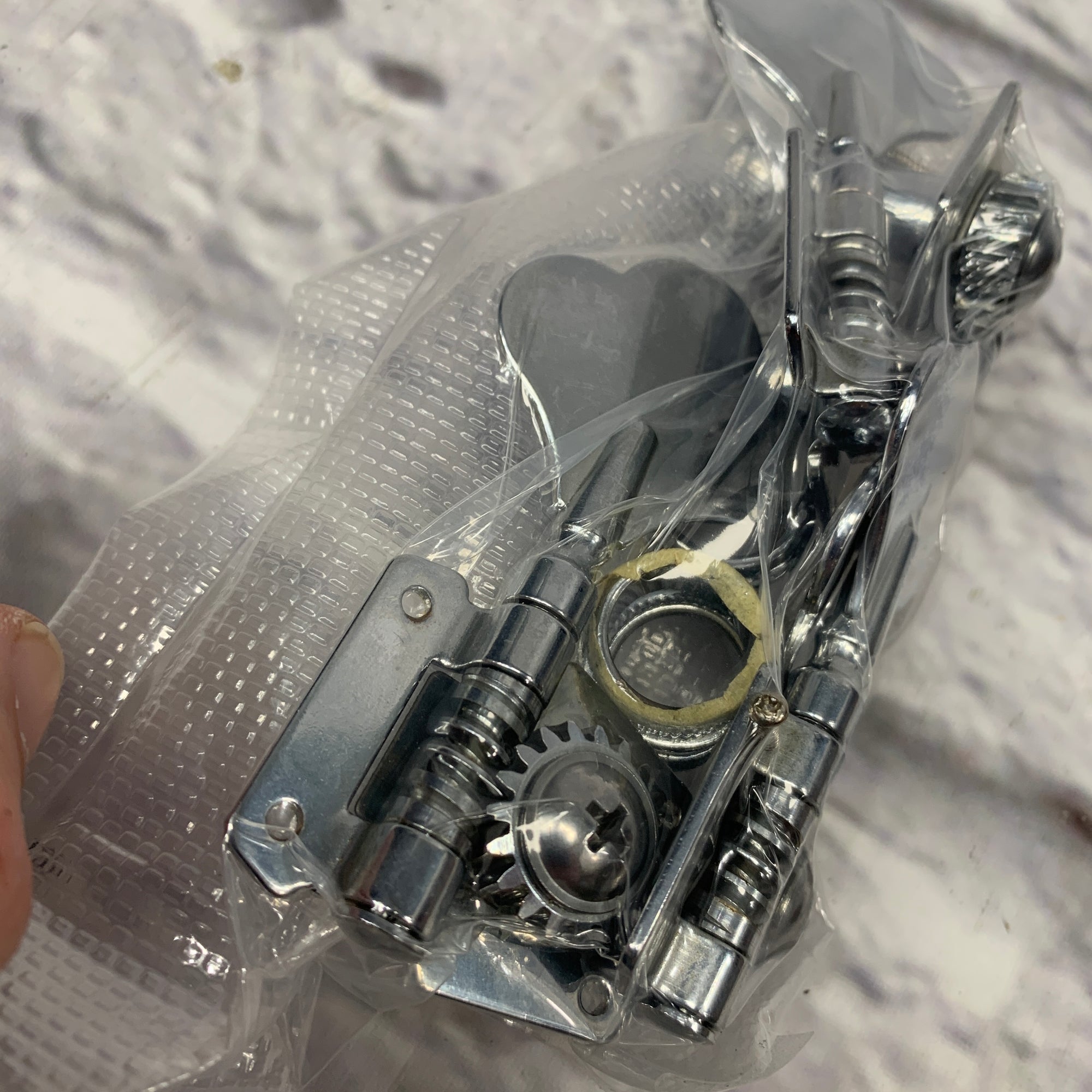 Chrome Bass Tuning Machines