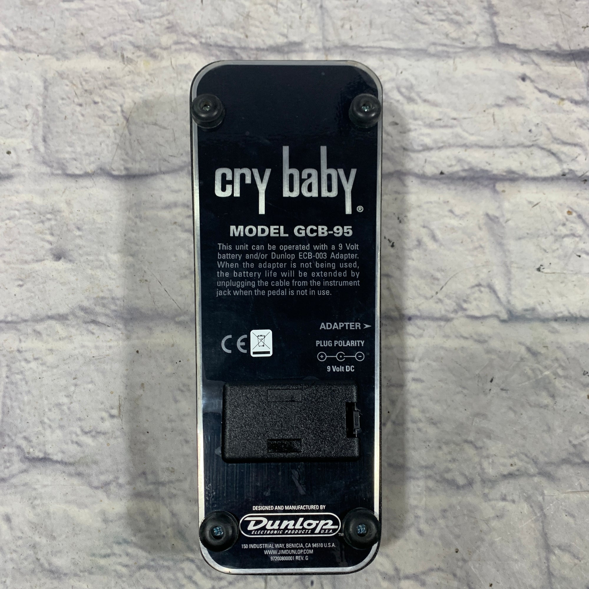 Dunlop Cry Baby GCB-95 Wah Pedal