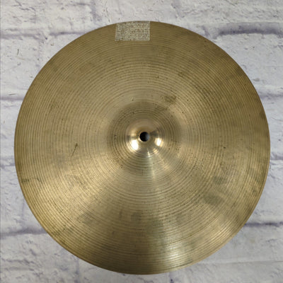 Zildjian Ghost Hollow Logo 14" Hi Hats Cymbals Vintage 1970s 850g Top 950g Bottom