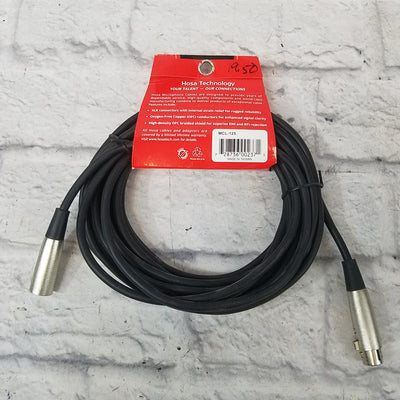 Hosa 22 AWG 25ft Microphone Cable