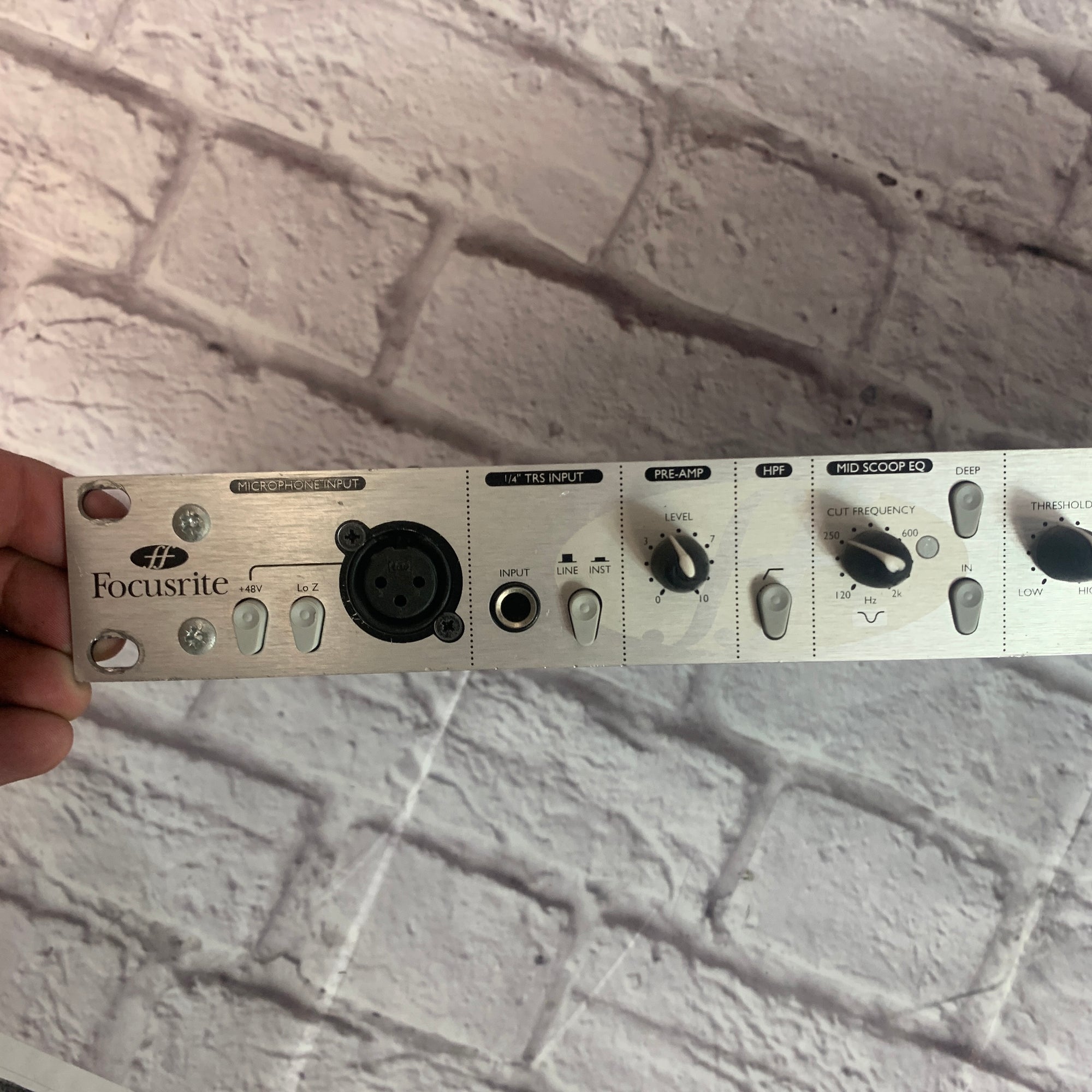 Focusrite Trakmaster Pro Rack Preamp no power supply Evolution Music