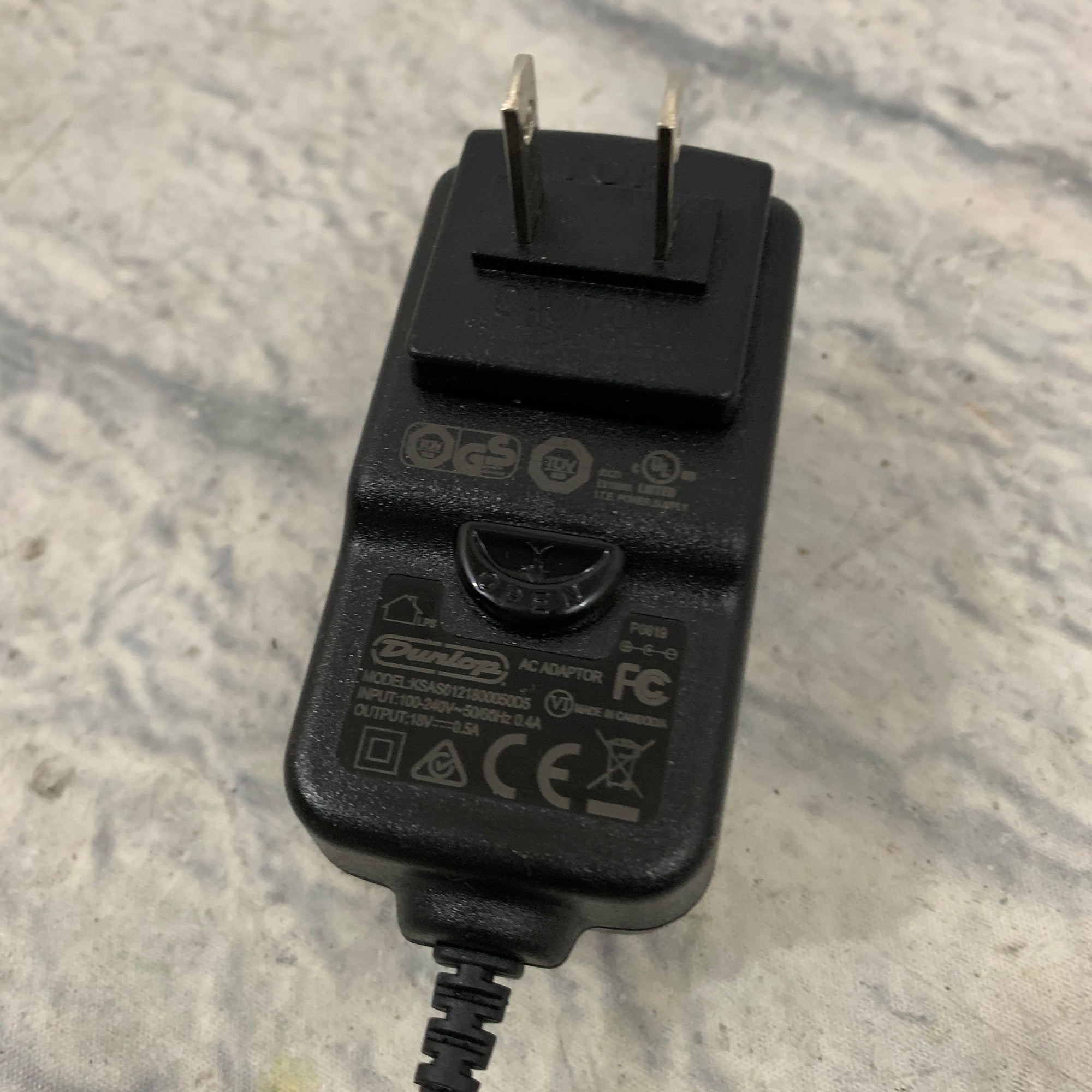 Dunlop ECB-004 18 Volt 500mA Power Supply