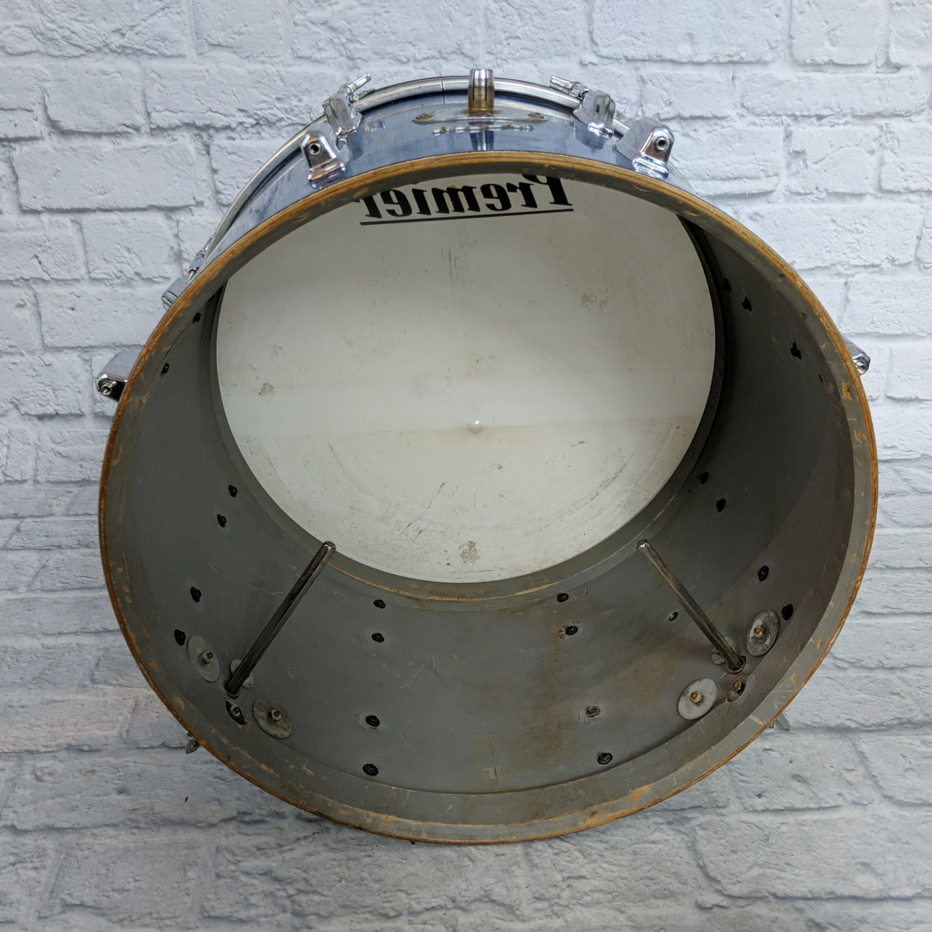 Rogers Holiday Blue Sparkle Bass Drum 14x20
