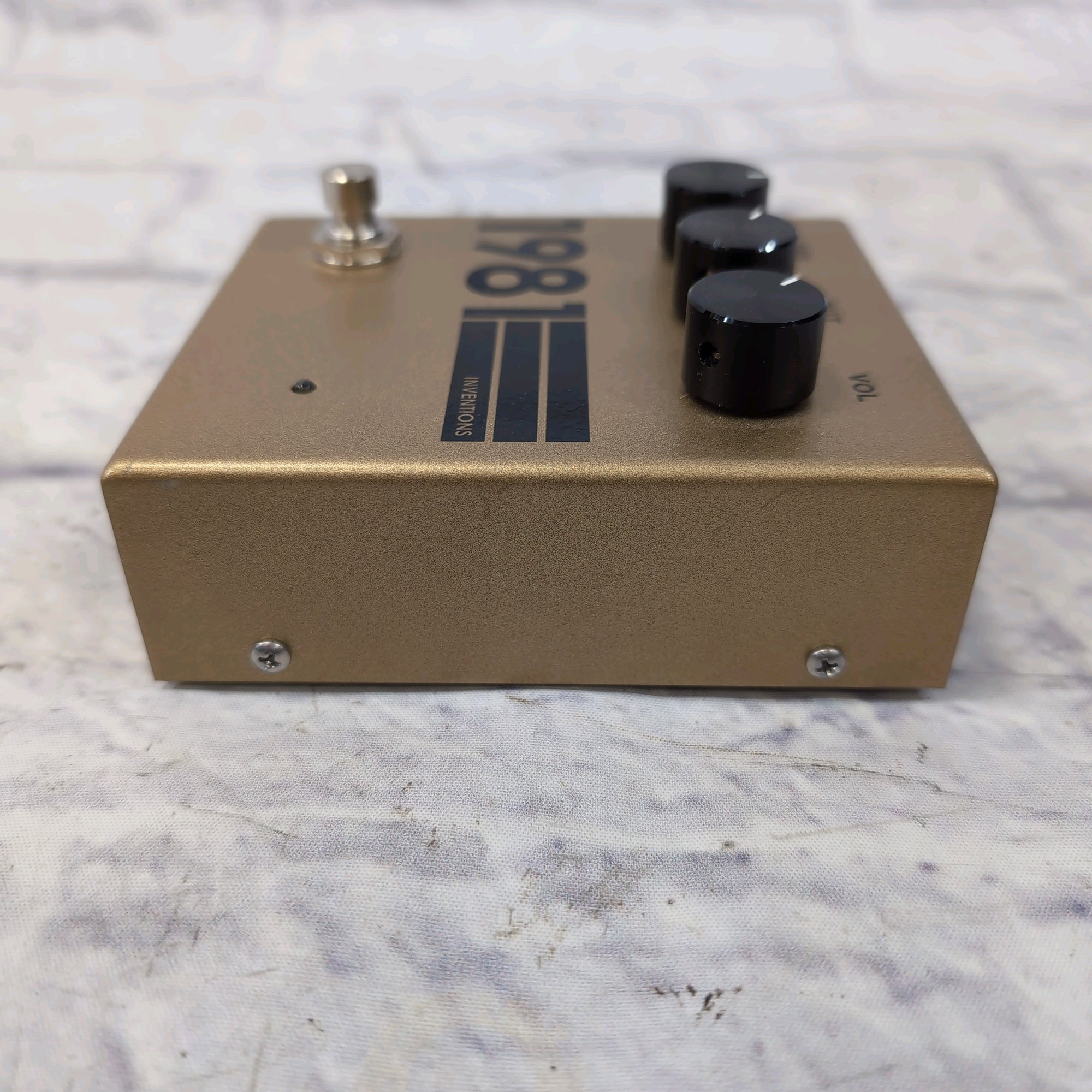 1981 Inventions DRV Overdrive Nickel Plated Edition Pedal