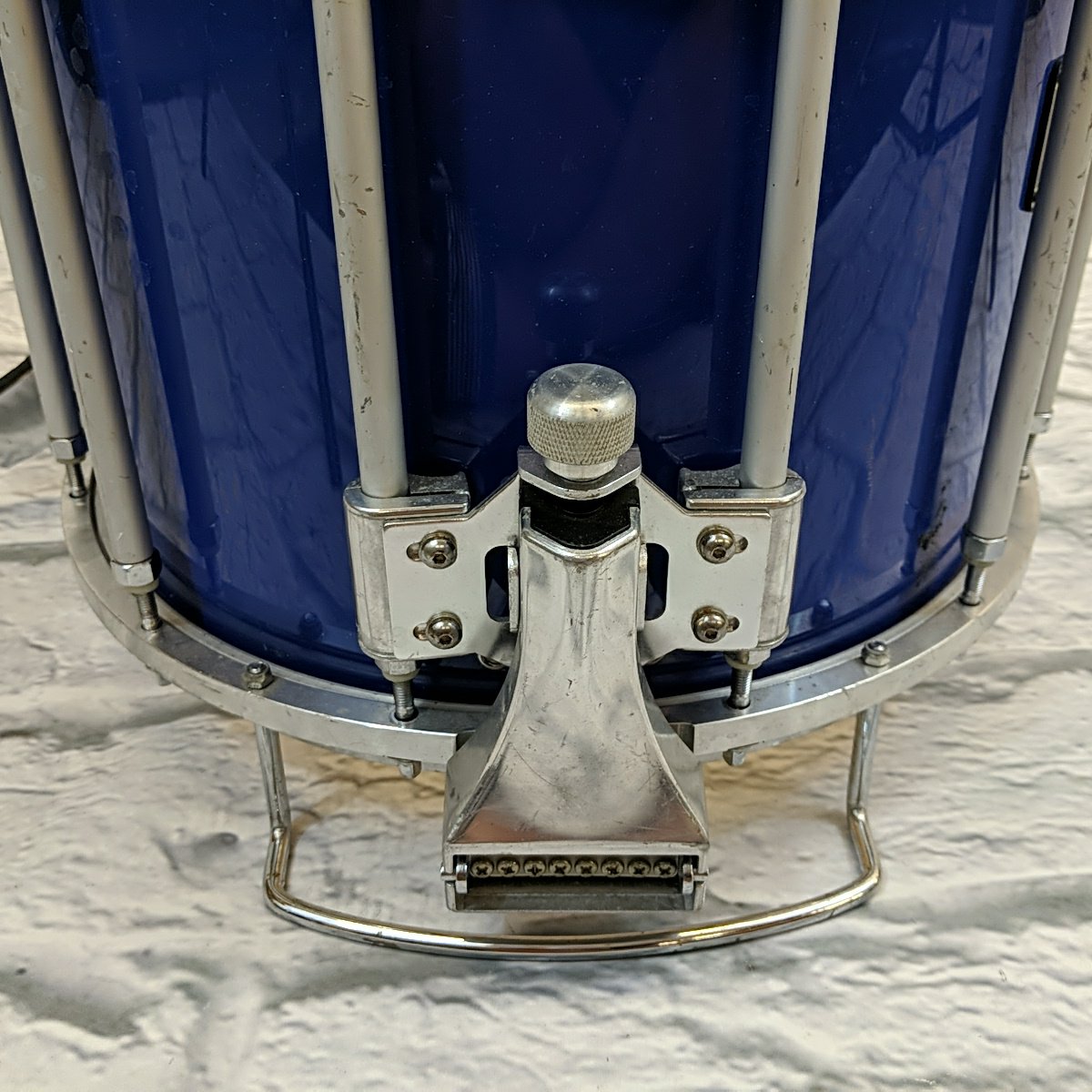 Pearl 14" by 12" Free Floating Marching Snare Blue
