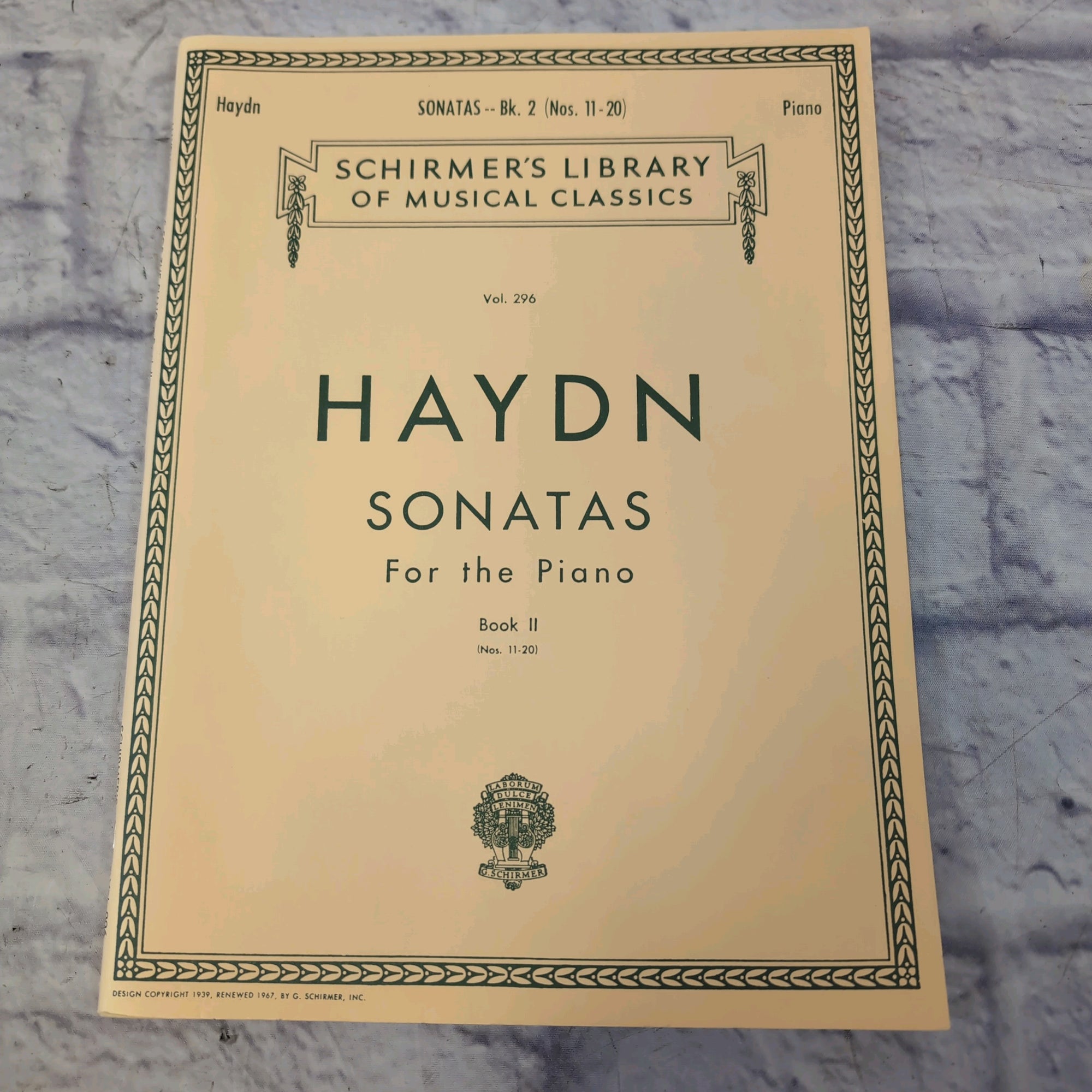 Schirmer's Library Haydn: Sonatas Book II