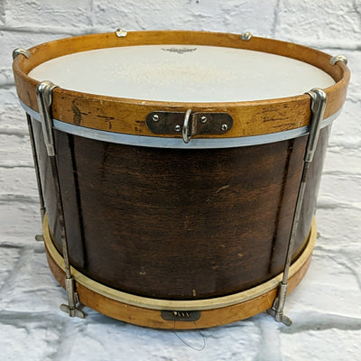 Vintage 1920s / 30s Ludwig Junior Parade Drum 8" x 13" American Flag