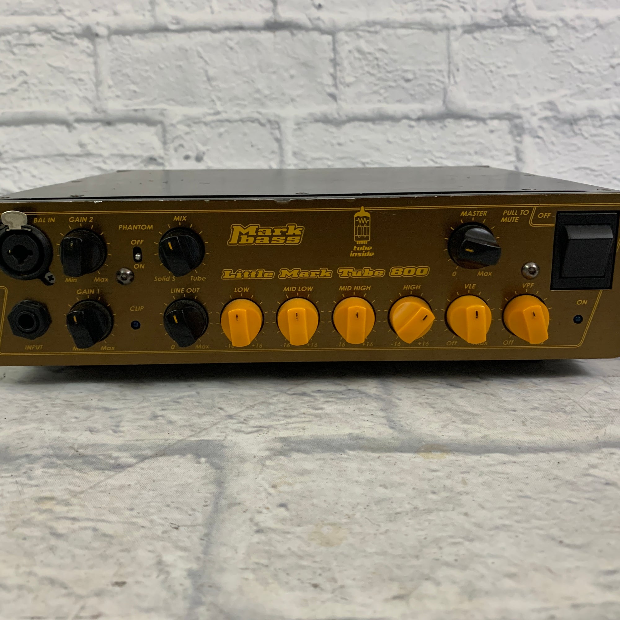 MarkBass Little Mark Tube 800 Bass Head AS IS