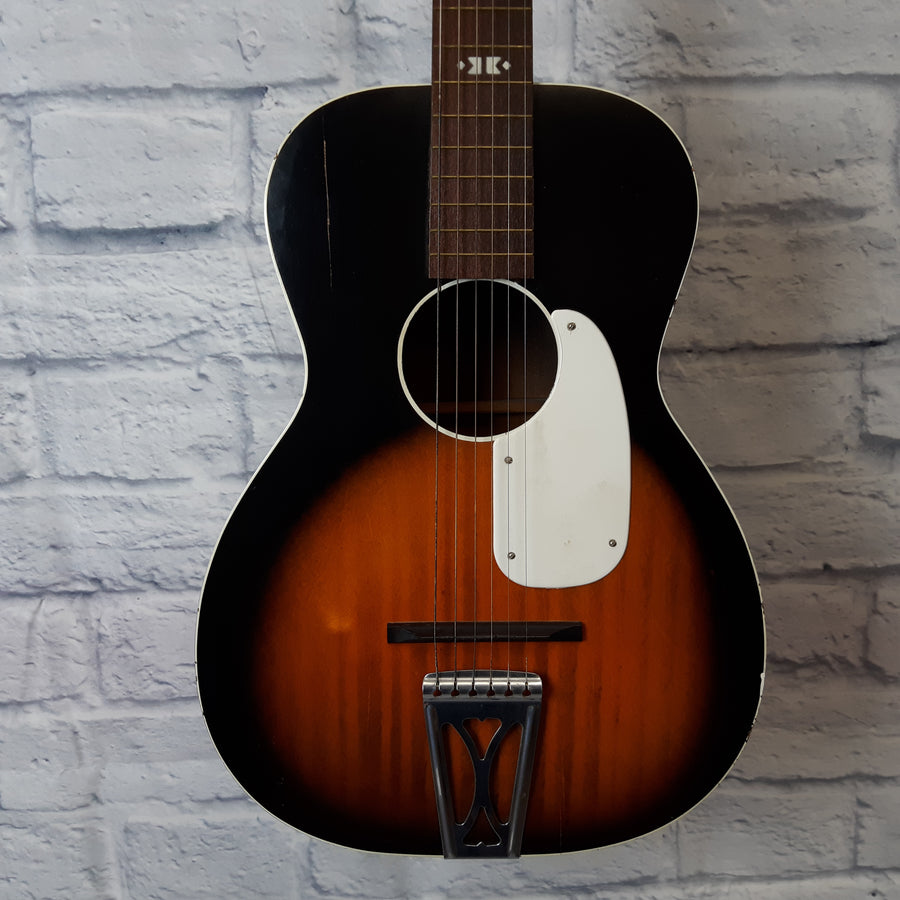 Harmony Stella acoustic guitar with original case