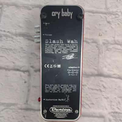 Dunlop SW95 Slash Crybaby Wah Pedal