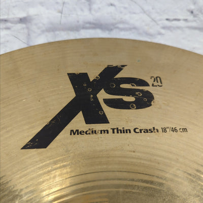 Sabian XS20 Medium Thin Crash 18 Cymbal