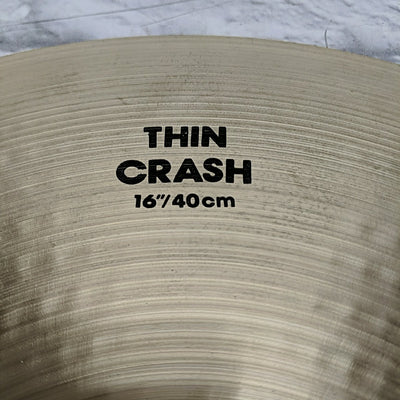 Zildjian 16 Thin Crash Cymbal