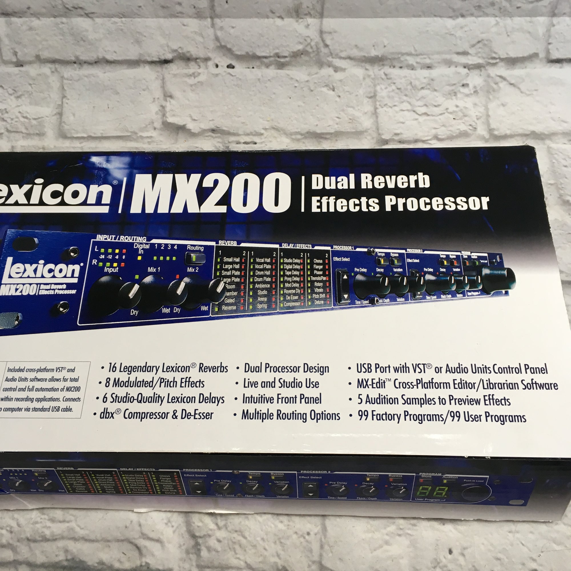Lexicon MX200 Dual Reverb Rack - Evolution Music