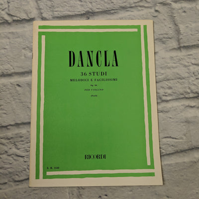 Dancla 36 studies for violin
