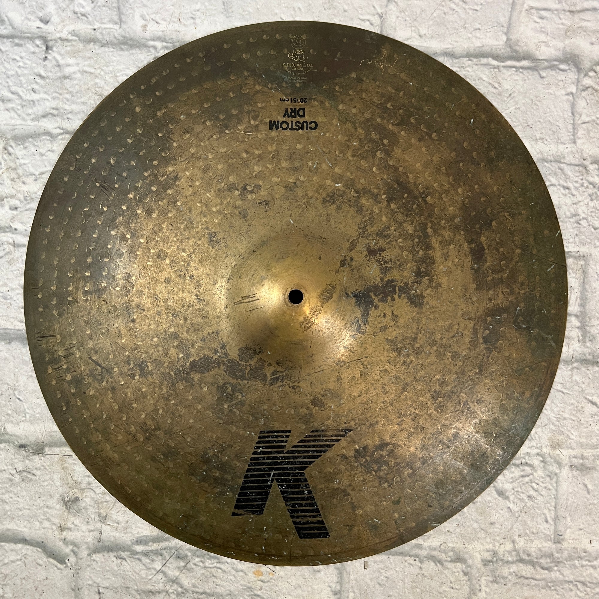 Zildjian 20" K Custom Dry Ride Cymbal