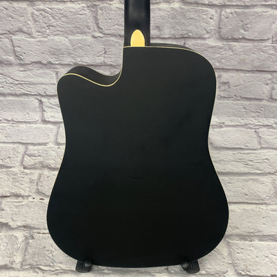 Glarry GT502 Acoustic Guitar Black