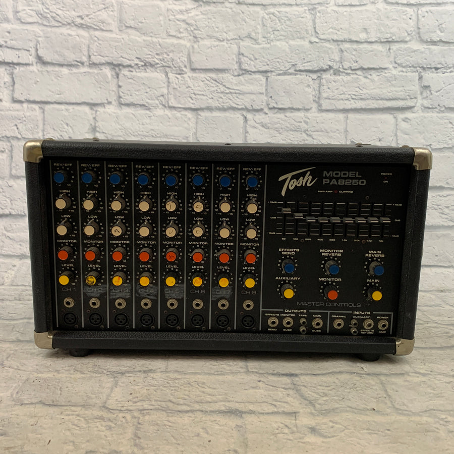 Tosh PA8250 Powered Mixer AS IS PROJECT