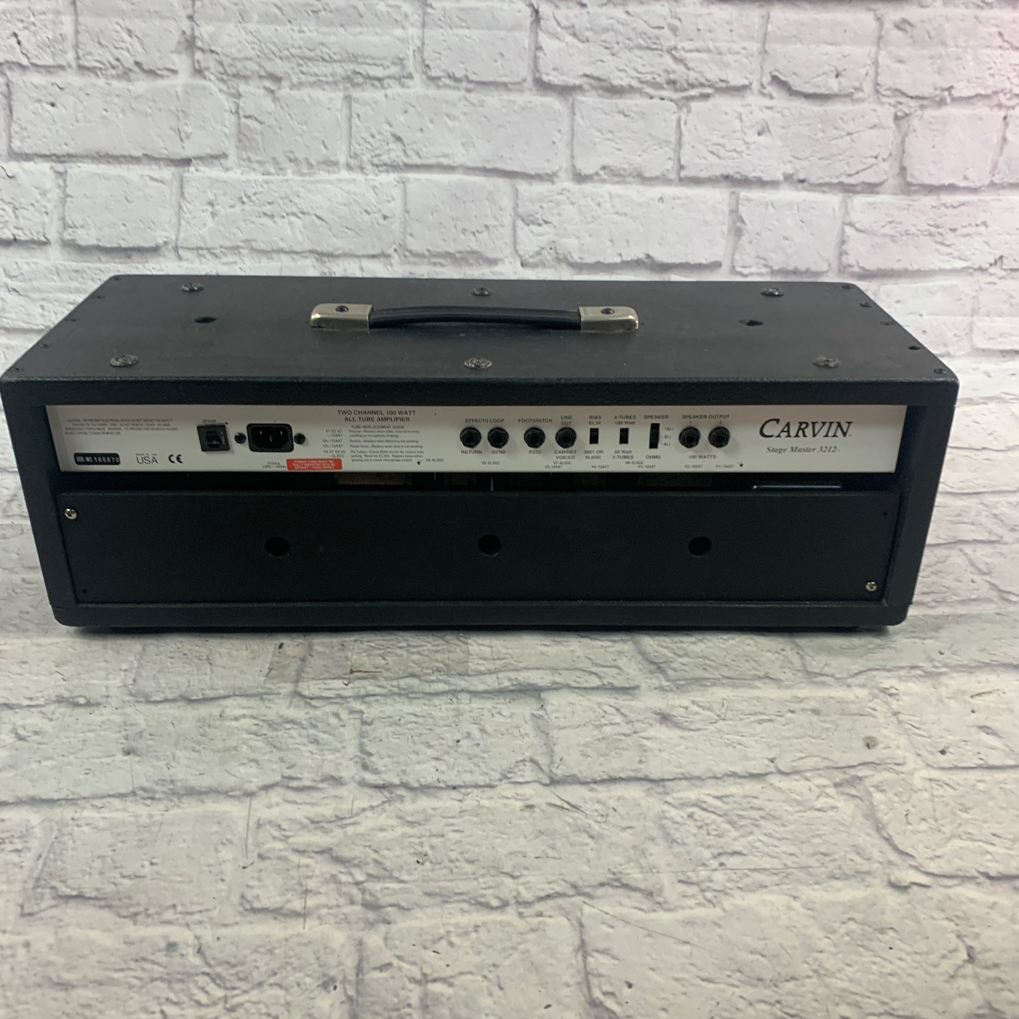 Carvin MTS 3200 Tube Guitar Head REHOUSED