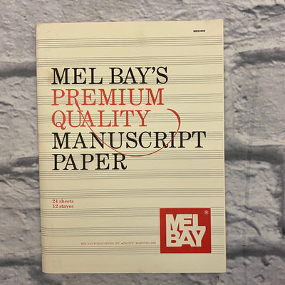 Mel Bay Premium Quality Manuscript Paper
