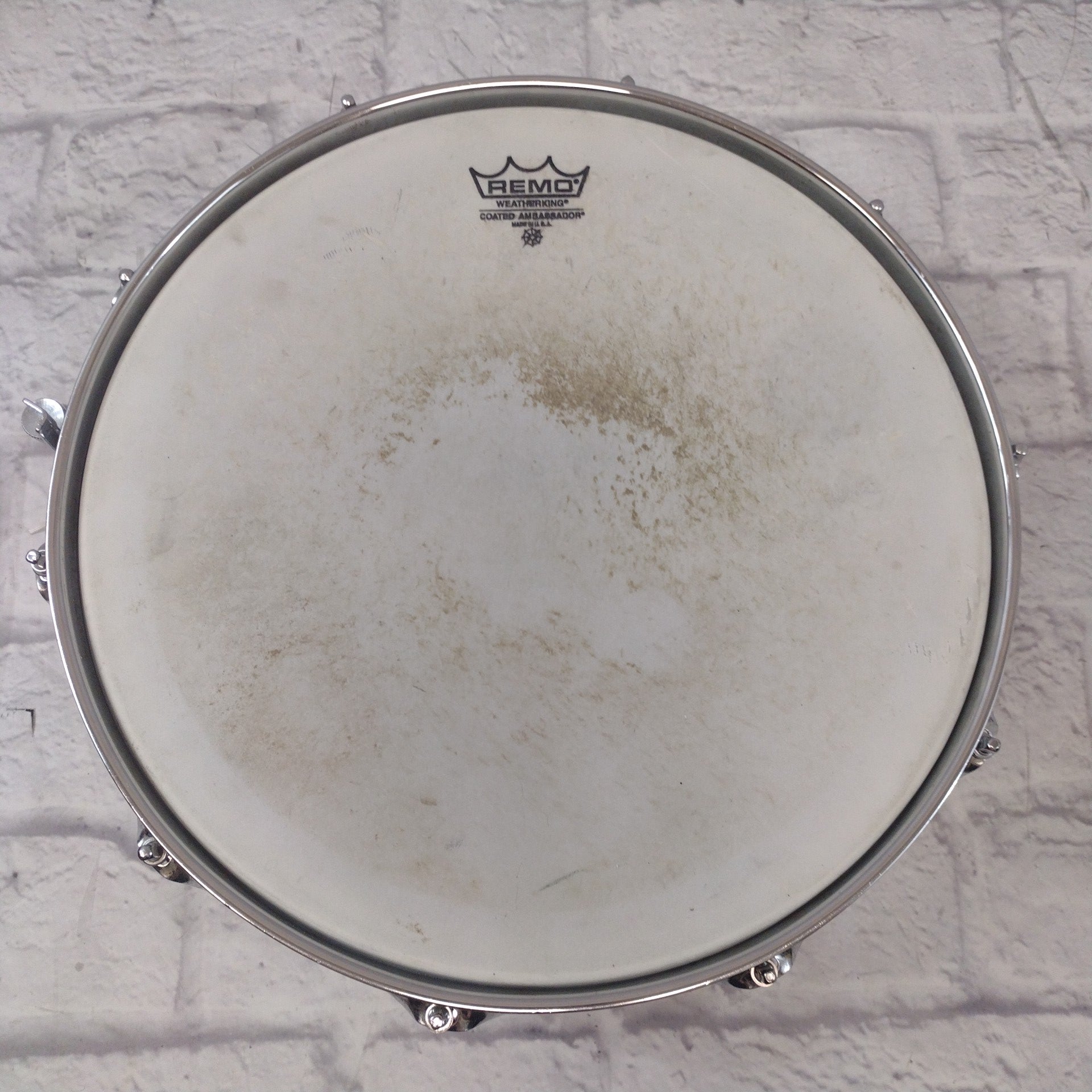 Ludwig 14x5 Supraphonic Rounded Olive Badge Ludalloy Snare Drum