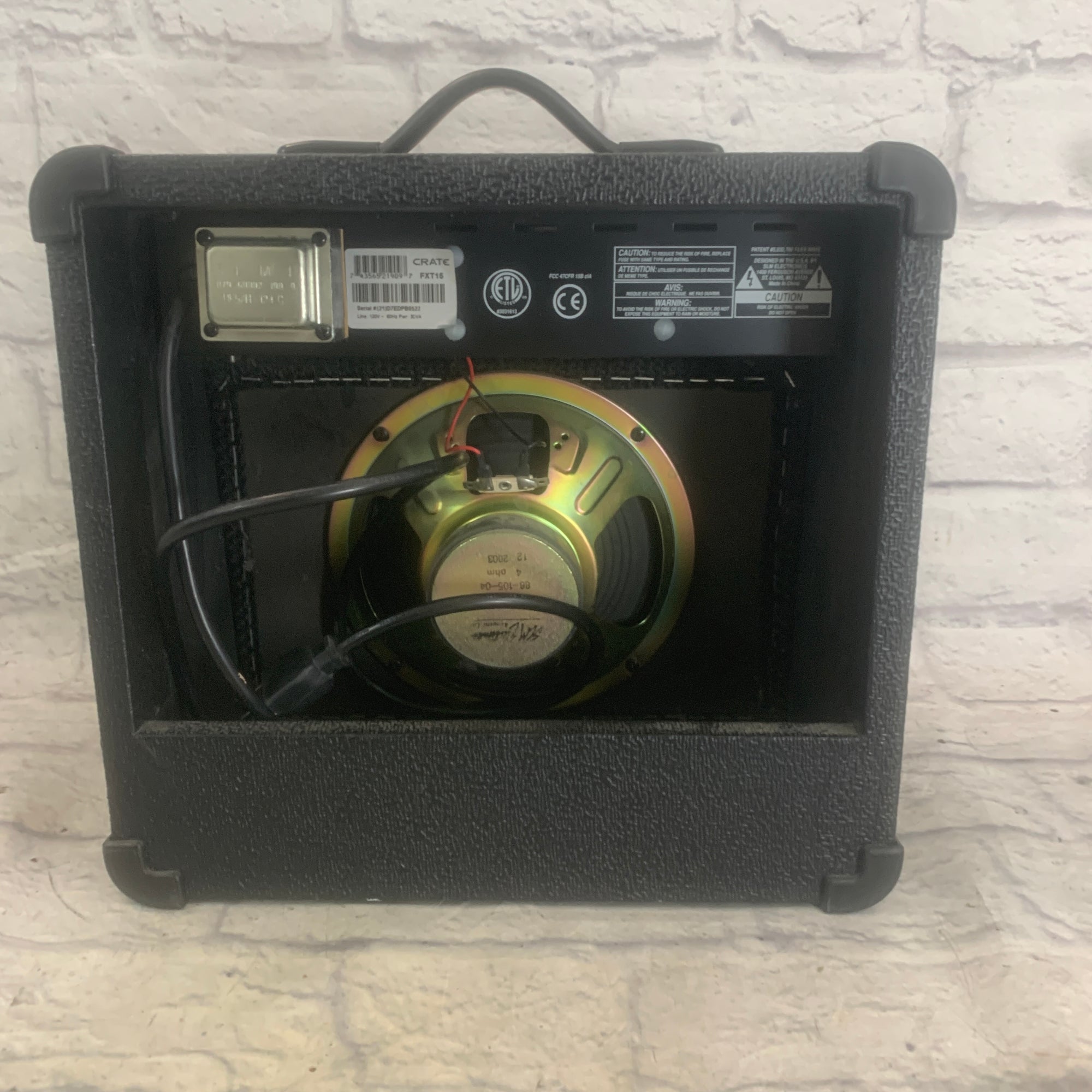 Crate FXT 15 w/FX Guitar Combo Amp